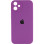 Силіконовий чохол Silicone Case Square Full Camera Protective (AA) для Apple iPhone 11 (6.1) - Фіолетовий / Grape