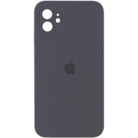 Силіконовий чохол Silicone Case Square Full Camera Protective (AA) для Apple iPhone 11 (6.1) - Сірий / Charcoal Gray