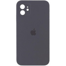 Силіконовий чохол Silicone Case Square Full Camera Protective (AA) для Apple iPhone 11 (6.1) - Сірий / Charcoal Gray