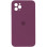 Силиконовый чехол Silicone Case Square Full Camera Protective (AA) для Apple iPhone 11 Pro Max (6.5) - Бордовый / Maroon