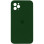 Силіконовий чохол Silicone Case Square Full Camera Protective (AA) для Apple iPhone 11 Pro Max (6.5) - Зелений / Army green
