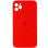 Силіконовий чохол Silicone Case Square Full Camera Protective (AA) для Apple iPhone 11 Pro Max (6.5) - Червоний / Red