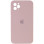 Силіконовий чохол Silicone Case Square Full Camera Protective (AA) для Apple iPhone 11 Pro Max (6.5) - Рожевий / Pink Sand