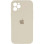Силіконовий чохол Silicone Case Square Full Camera Protective (AA) для Apple iPhone 11 Pro Max (6.5) - Бежевий / Antique White
