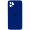 Силіконовий чохол Silicone Case Square Full Camera Protective (AA) для Apple iPhone 11 Pro Max (6.5) - Синій / Deep navy