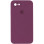 Силіконовий чохол Silicone Case Square Full Camera Protective (AA) для Apple iPhone 6/6s (4.7) - Бордовий / Maroon