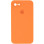 Силіконовий чохол Silicone Case Square Full Camera Protective (AA) для Apple iPhone 6/6s (4.7) - Помаранчевий / Papaya