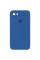 Силіконовий чохол Silicone Case Square Full Camera Protective (AA) для Apple iPhone 6/6s (4.7) - Синій / Navy blue - фото