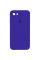 Силіконовий чохол Silicone Case Square Full Camera Protective (AA) для Apple iPhone 6/6s (4.7) - Фіолетовий / Ultra Violet - фото