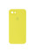 Силіконовий чохол Silicone Case Square Full Camera Protective (AA) для Apple iPhone 6/6s (4.7) - Жовтий / Bright Yellow - фото