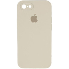 Силиконовый чехол Silicone Case Square Full Camera Protective (AA) для Apple iPhone 6/6s (4.7) - Бежевый / Antique White