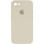 Силіконовий чохол Silicone Case Square Full Camera Protective (AA) для Apple iPhone 6/6s (4.7) - Бежевий / Antique White