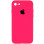Силіконовий чохол Silicone Case Square Full Camera Protective (AA) для Apple iPhone 6/6s (4.7) - Рожевий / Barbie pink