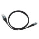 Дата кабель Hoco X38 Cool MicroUSB (1m) Чорний - фото