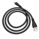 Дата кабель Hoco X40 Noah USB to MicroUSB (1m) Черный - фото
