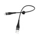 Дата кабель Borofone BX32 Munificent USB to MicroUSB (0.25m) Чорний - фото
