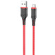 Дата кабель Borofone BX67 USB to MicroUSB (1m) Красный - фото
