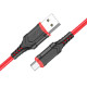 Дата кабель Borofone BX67 USB to MicroUSB (1m) Червоний - фото