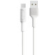 Дата кабель Borofone BX1 EzSync USB to MicroUSB (1m) Белый - фото