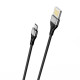Дата кабель Borofone BU11 Tasteful USB to MicroUSB (1.2m) Чорний - фото