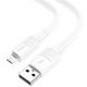 Дата кабель Hoco X84 Solid USB to MicroUSB (1m) White - фото