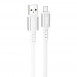 Дата кабель Hoco X85 Strength USB to MicroUSB (1m) White