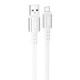 Дата кабель Hoco X85 Strength USB to MicroUSB (1m) White - фото