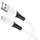 Дата кабель Hoco X82 Silicone USB to MicroUSB (1m) White - фото