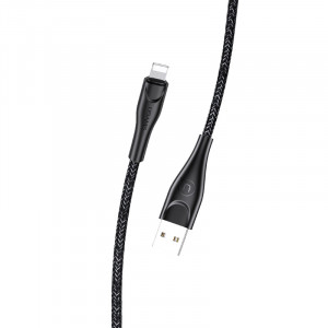 Дата кабель Usams US-SJ391 U41 Lightning Braided Data and Charging Cable 1m Черный