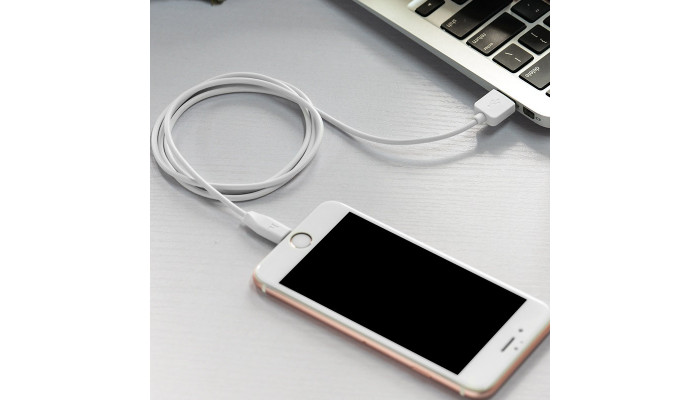 Дата кабель Hoco X1 Rapid USB to Lightning (2m) Белый - фото