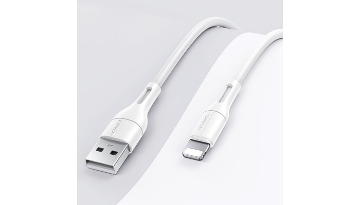 Дата кабель USAMS US-SJ500 U68 USB to Lightning (1m) Белый - фото