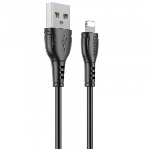 Дата кабель Borofone BX51 Triumph USB to Lightning (1m) Черный