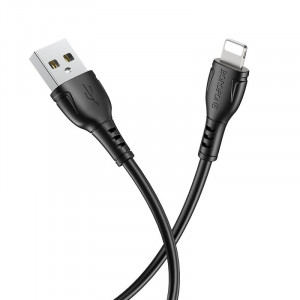 Дата кабель Borofone BX51 Triumph USB to Lightning (1m) Черный