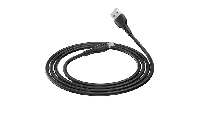 Дата кабель Borofone BX51 Triumph USB to Lightning (1m) Чорний - фото