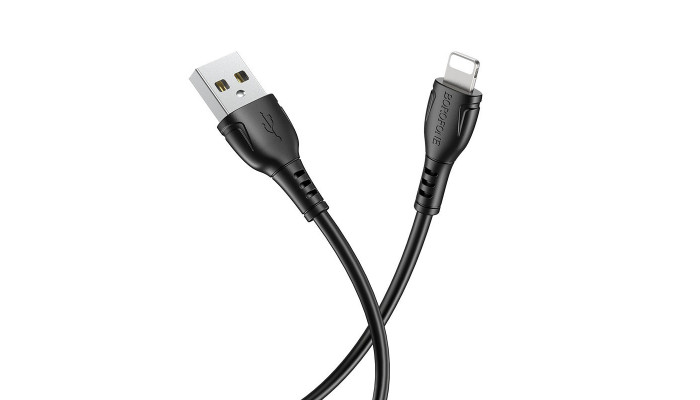 Дата кабель Borofone BX51 Triumph USB to Lightning (1m) Черный - фото