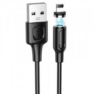 Дата кабель Borofone BX41 Amiable USB to Lightning (1m) Чорний