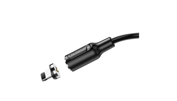 Дата кабель Borofone BX41 Amiable USB to Lightning (1m) Чорний - фото