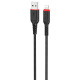 Дата кабель Hoco X59 Victory USB to Lightning (1m) Черный - фото