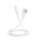 Дата кабель Borofone BX18 Optimal USB to Lightning (3m) Белый - фото