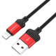 Дата кабель Borofone BX28 Dignity USB to Lightning (1m) Красный - фото