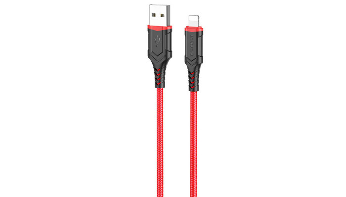 Дата кабель Borofone BX67 USB to Lightning (1m) Красный - фото