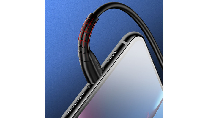 Дата кабель Usams US-SJ364 U35 USB to Lightning 2A (1m) Черный - фото