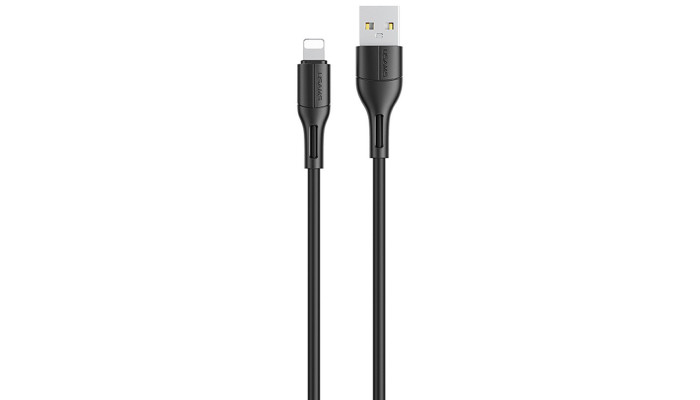 Дата кабель USAMS US-SJ500 U68 USB to Lightning (1m) Черный - фото