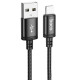 Дата кабель Hoco X89 Wind USB to Lightning (1m) Black - фото