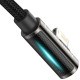 Дата кабель Baseus Legend Series Elbow USB to Lightning 2.4A (1m) (CALCS-01) Black - фото