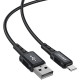 Дата кабель Acefast MFI C4-02 USB-A to Lightning aluminum alloy (1.8m) Black - фото