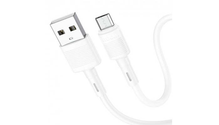Дата кабель Hoco X83 Victory USB to Lightning (1m) White - фото