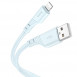 Дата кабель Hoco X97 Crystal color USB to Lightning (1m) Light blue