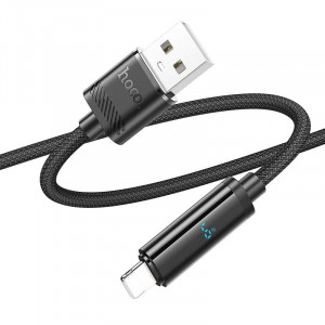 Дата кабель Hoco U127 Power USB to Lightning (1.2m) Black