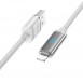 Дата кабель Hoco U127 Power USB to Lightning (1.2m) Silver / Gray